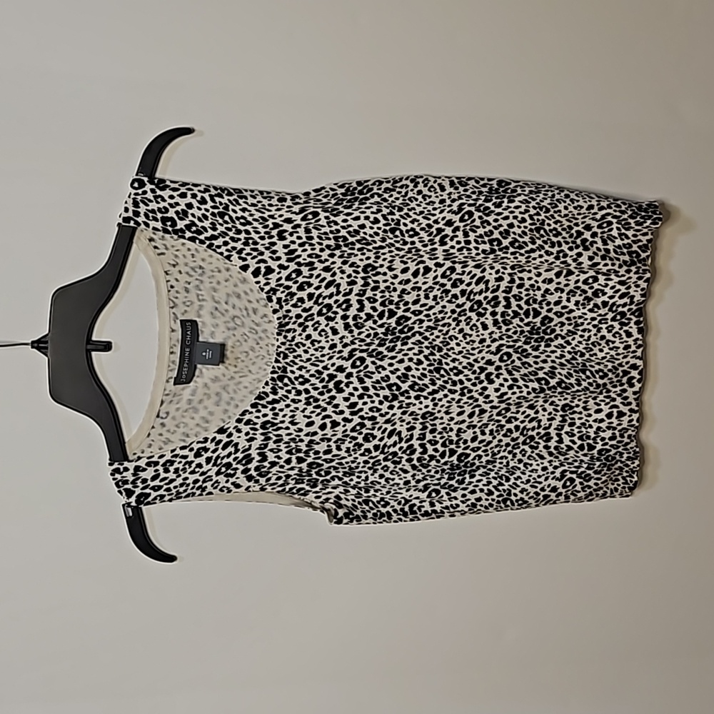 Josephine Chaus leopard sweater tank‎